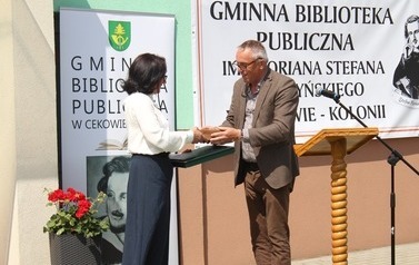              Uroczystość nadania imienia Stefana Floriana Garczyńskiego Gminnej Bibliotece Publicznej w Cekowie-Kolonii 4