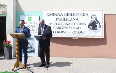              Uroczystość nadania imienia Stefana Floriana Garczyńskiego Gminnej Bibliotece Publicznej w Cekowie-Kolonii 13