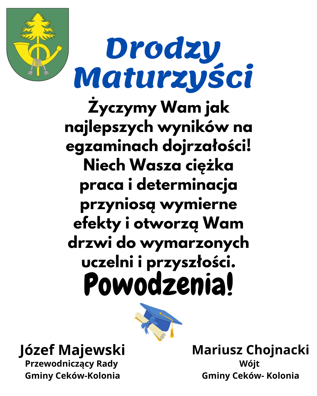 Życzenia dla Maturzyst&oacute;w