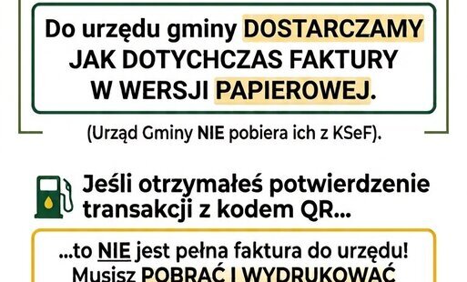 Faktury do zwrotu podatku akcyzowego